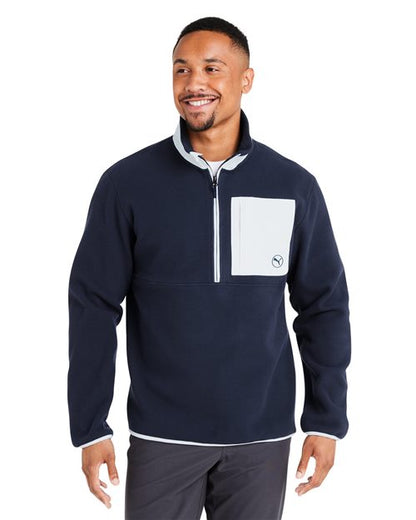 Puma Golf 628407 Men's Fleece Quarter-Zip Pullover