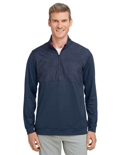 Puma Golf 537472 Men's Volition Camo Cover Quarter-Zip Pullover