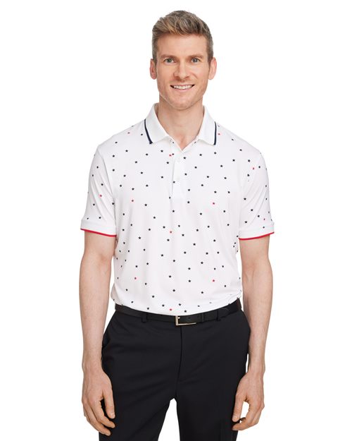 Puma Golf 537477 Men's Volition Skylight Patriotic Polo - Star Hats & Embroidery