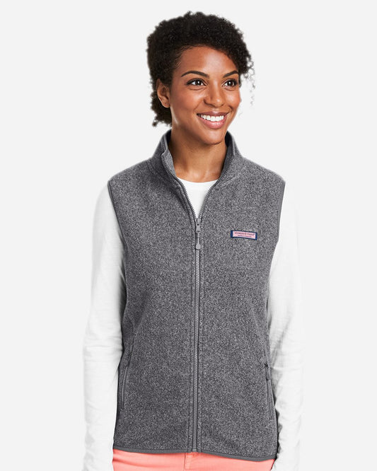 vineyard vines O001412 Women's Harbor Fleece Vest