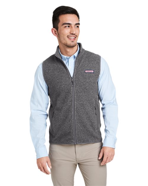 vineyard vines O001401 Men's Harbor Fleece Vest - Star Hats & Embroidery