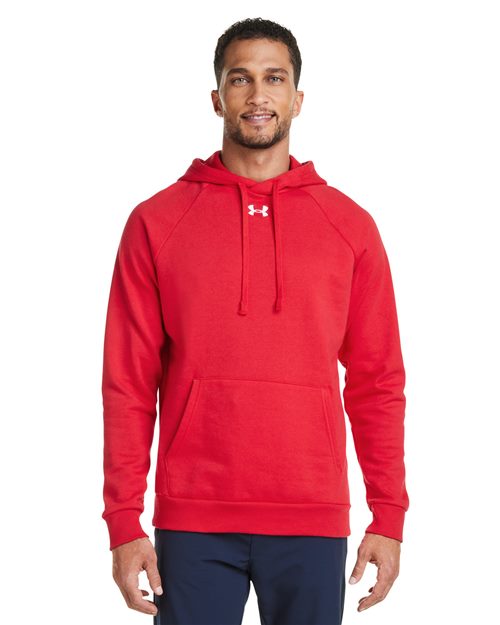 Under Armour 1379757 Men's Rival Fleece Hooded Sweatshirt - Star Hats & Embroidery