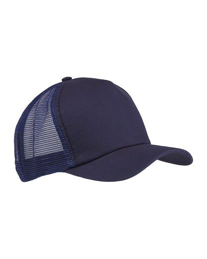 Big Accessories BX010 Twill Trucker Cap