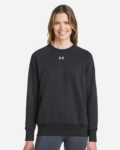 Under Armour 1379508 Women's Rival Fleece Crewneck Sweatshirt