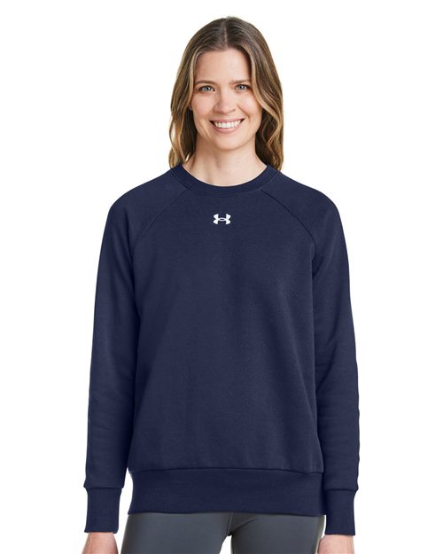 Under Armour 1379508 Women's Rival Fleece Crewneck Sweatshirt