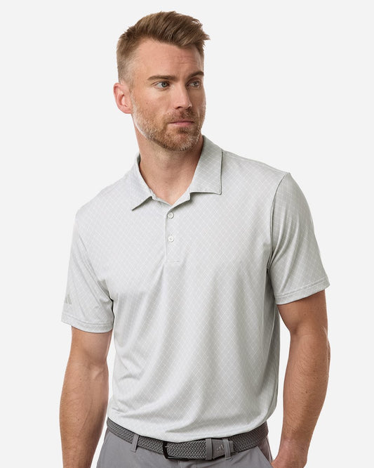 Adidas A716 Men's 4-Way Stretch Printed Polo