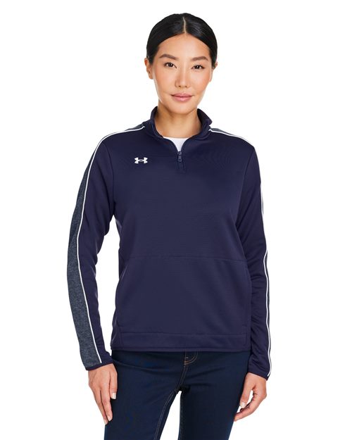 Under Armour 1383274 Women's Command 2.0 Quarter-Zip Pullover - Star Hats & Embroidery