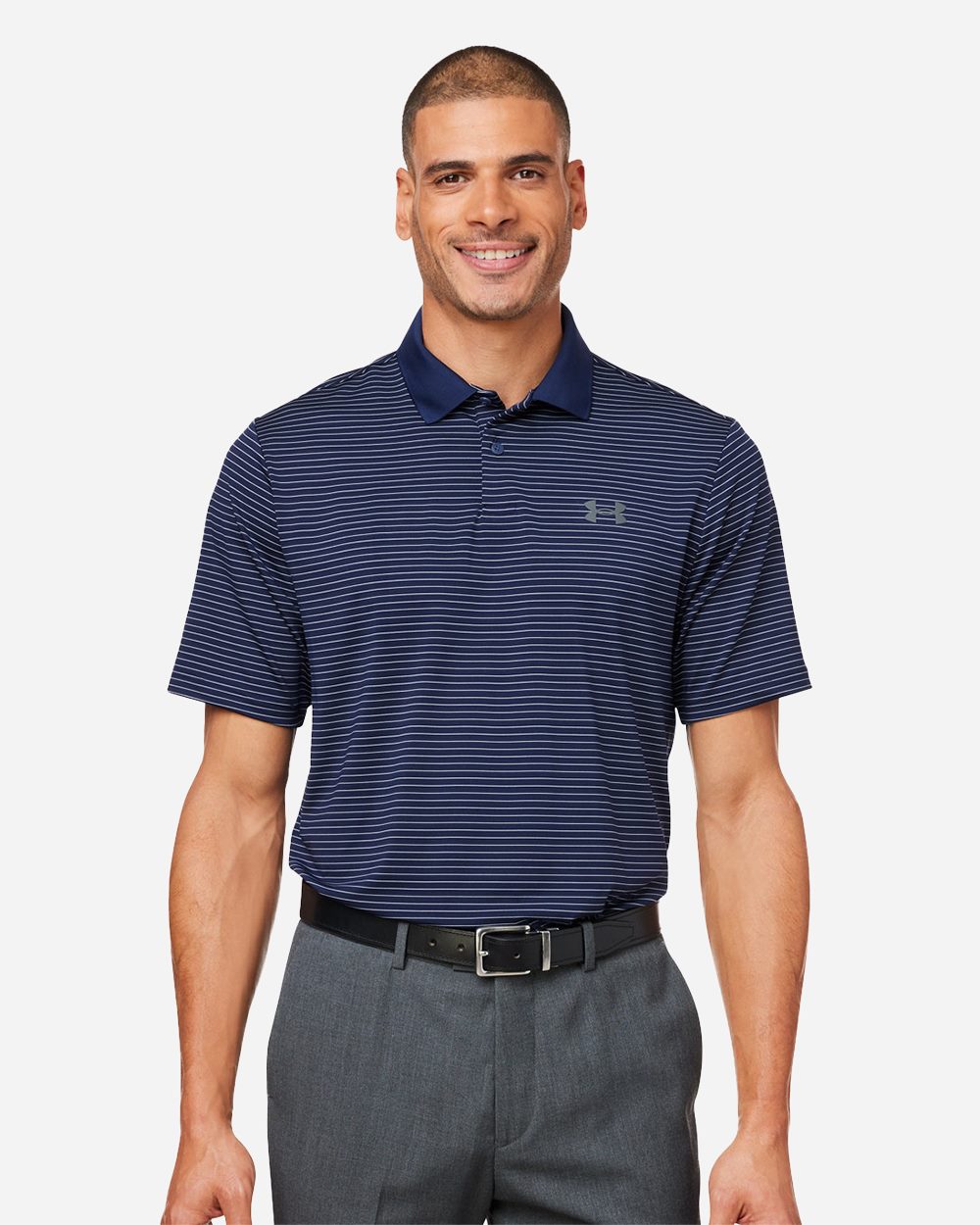 Under Armour 1377376 Men's 3.0 Striped Perf Polo