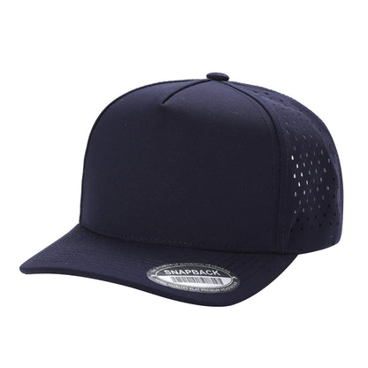 Custom Embroidered Unbranded 5 Panel Perforated Laser Mesh Hat Waterproof Cap