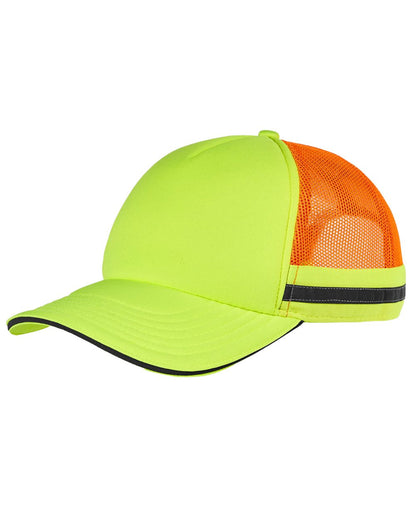 Big Accessories BA661 Safety Trucker Cap
