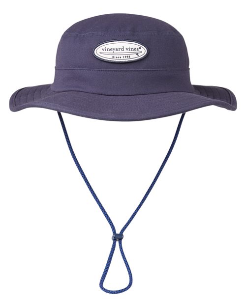 vineyard vines F002311 Surf Patch Canvas Bucket Hat - Star Hats & Embroidery