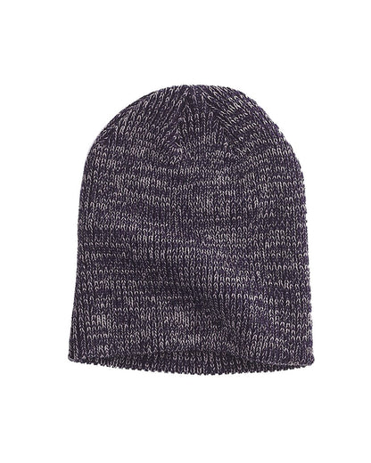 Big Accessories BA524 Ribbed Marled Beanie