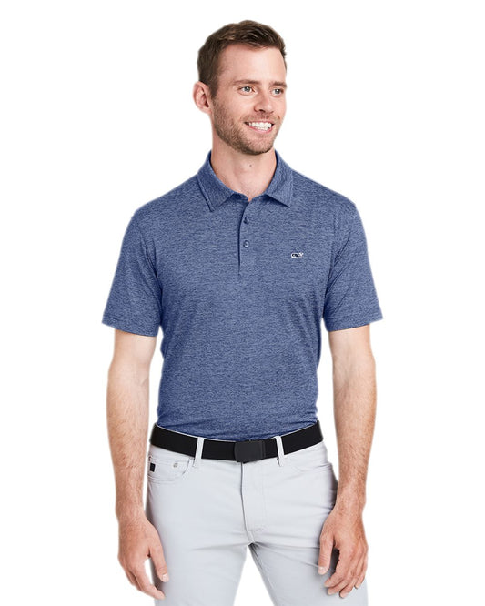 vineyard vines G011146 Men's Destin Stripe Sankaty Polo