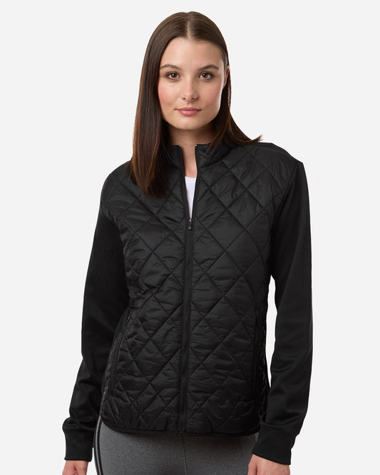 Adidas A1009 Women's Ultimate Quilted Full-Zip Jacket