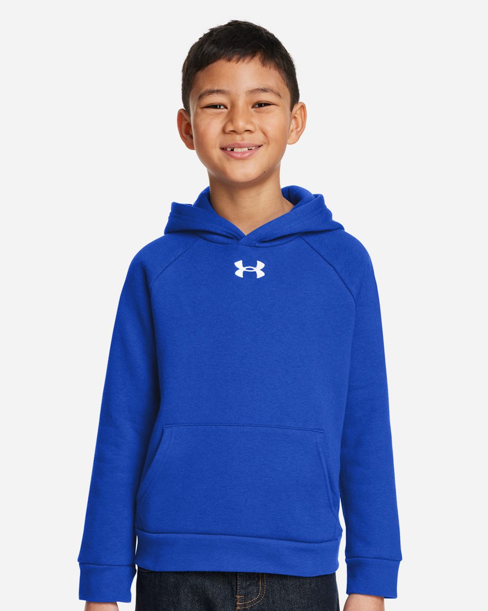 Under Armour 1379792 Youth Rival Fleece Hooded Sweatshirt