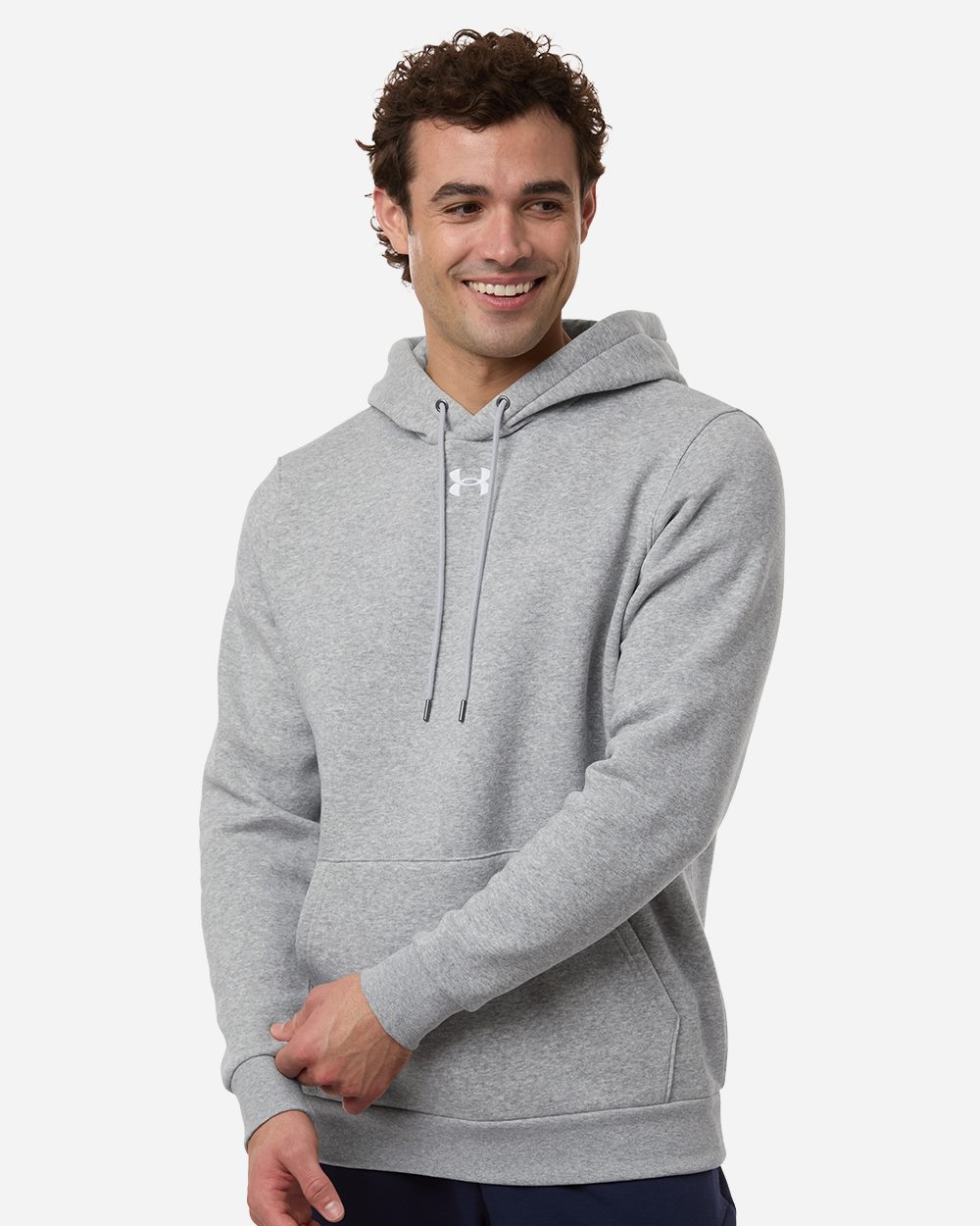 Under Armour 6014161 Men's Team Icon Fleece Hooded Sweatshirt