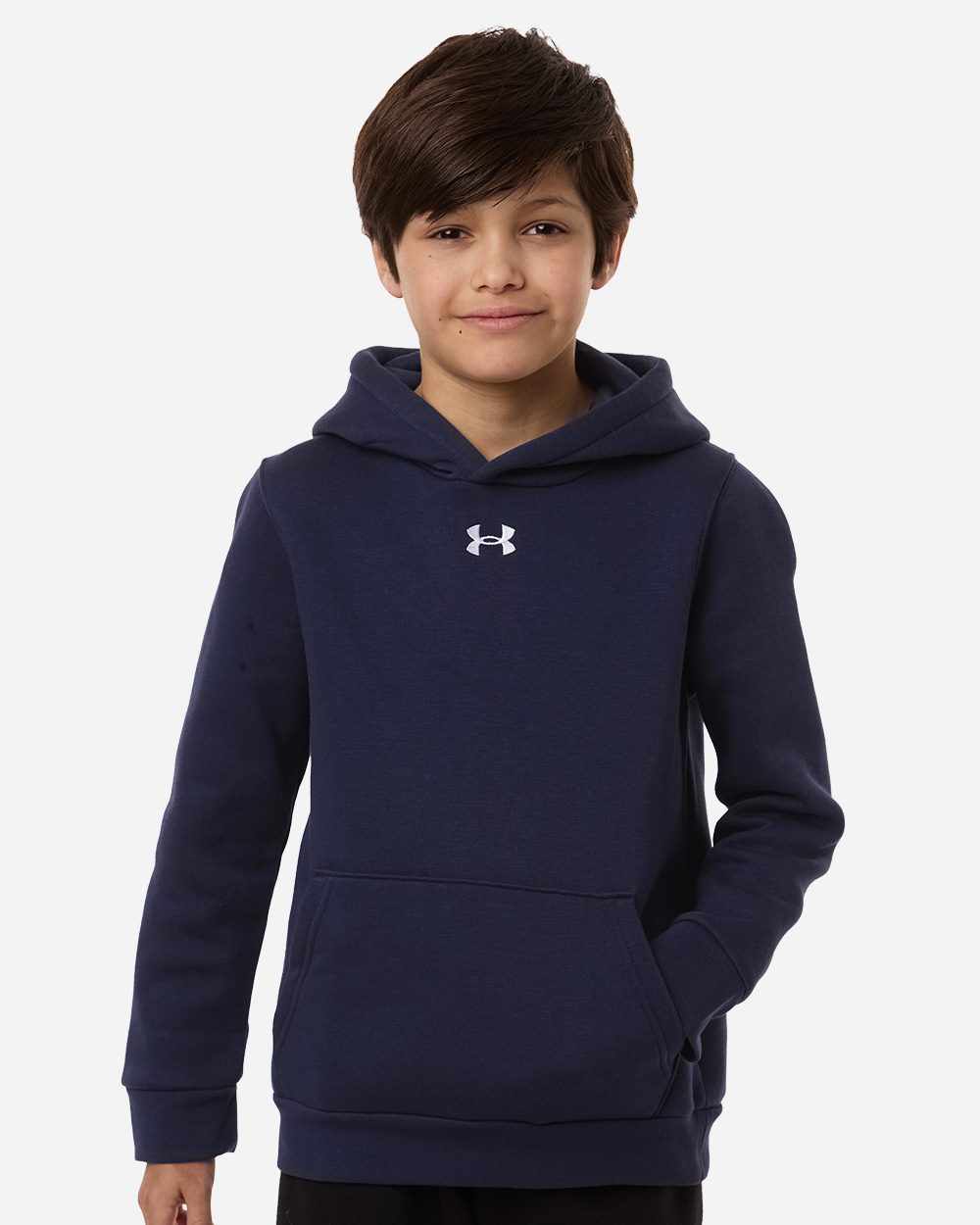Under Armour 6014162 Youth Team Icon Fleece Hooded Sweatshirt
