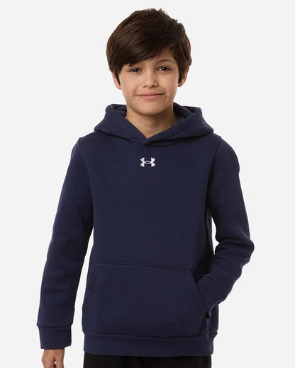 Under Armour 6014162 Youth Team Icon Fleece Hooded Sweatshirt