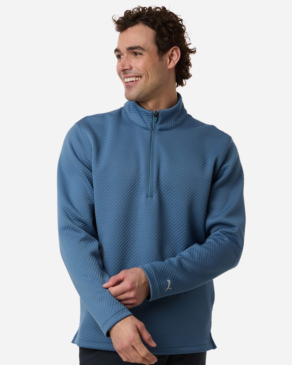 Puma Golf 638595 Men's Pebble Quarter-Zip Pullover