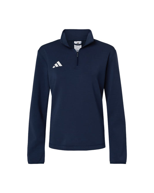 Adidas AT401 Women's 3-Stripes Quarter-Zip Pullover