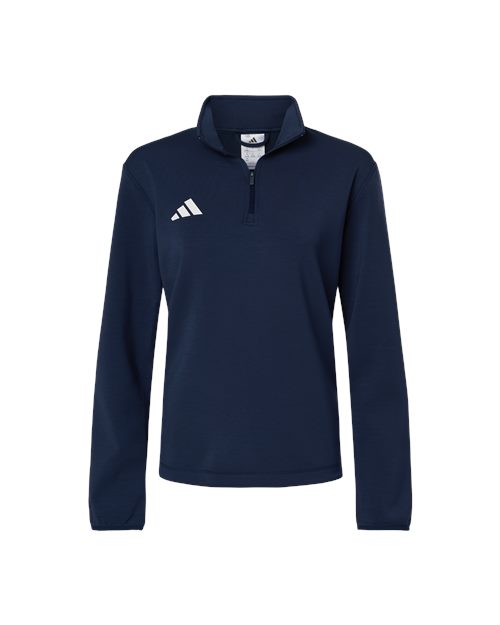 Adidas AT401 Women's 3-Stripes Quarter-Zip Pullover