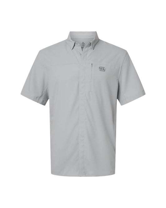 Under Armour 1383571 Men's Fish Pro Hybrid Woven Short Sleeve