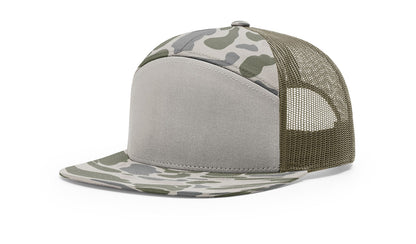 Richardson 168P Printed 7 Panel Trucker Cap