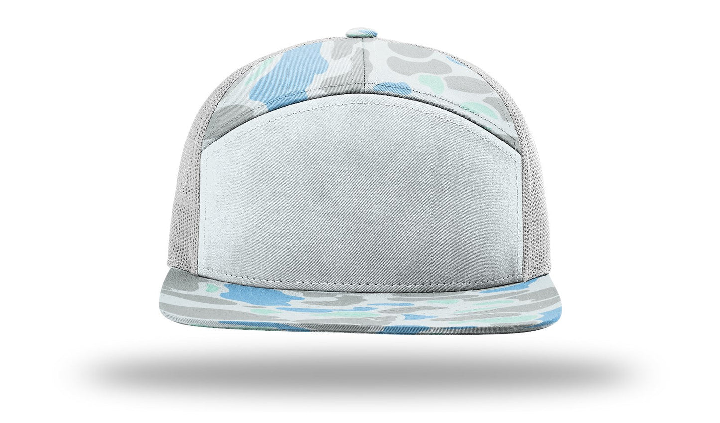 Richardson 168P Printed 7 Panel Trucker Cap