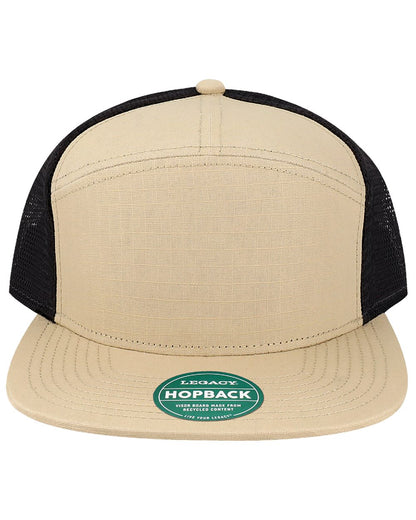 LEGACY H7FB Hopback Seven-Panel Trucker Cap