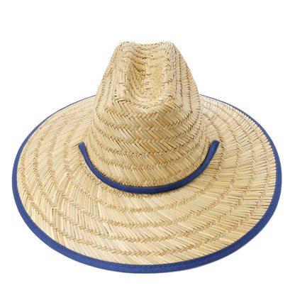 Empire Cove Straw Lifeguard Sun Hats with Cotton Underbrim Coastal Edition