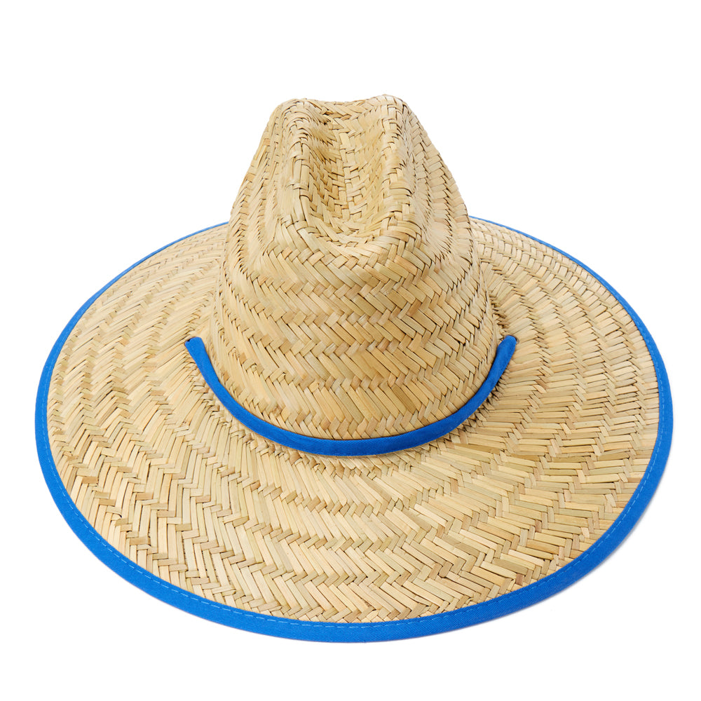 Empire Cove Straw Lifeguard Sun Hats with Cotton Underbrim Coastal Edition