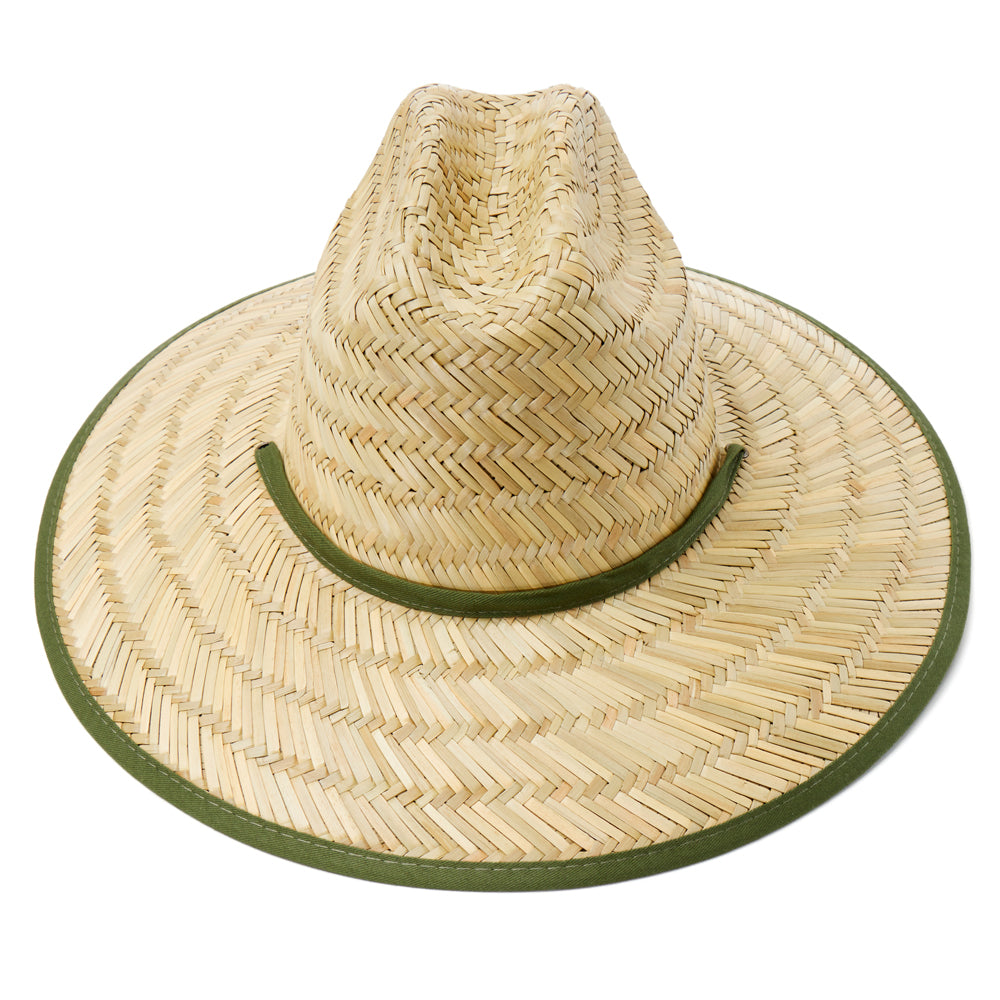 Empire Cove Straw Lifeguard Sun Hats with Cotton Underbrim Coastal Edition