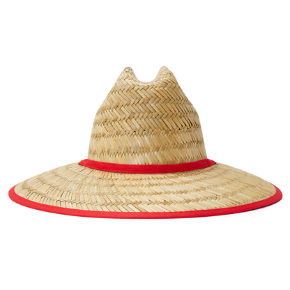 Empire Cove Straw Lifeguard Sun Hats with Cotton Underbrim Coastal Edition