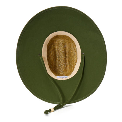 Empire Cove Straw Lifeguard Sun Hats with Cotton Underbrim Coastal Edition