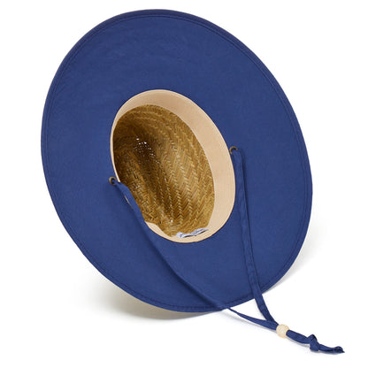 Empire Cove Straw Lifeguard Sun Hats with Cotton Underbrim Coastal Edition