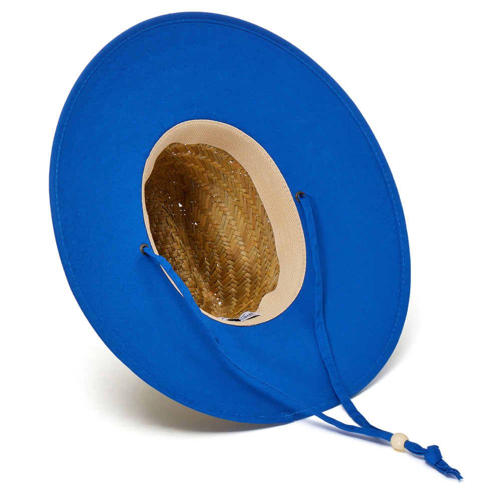 Empire Cove Straw Lifeguard Sun Hats with Cotton Underbrim Coastal Edition