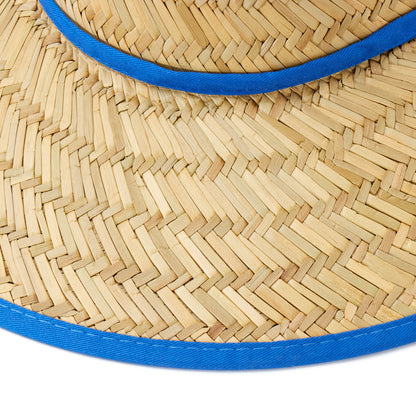 Empire Cove Straw Lifeguard Sun Hats with Cotton Underbrim Coastal Edition