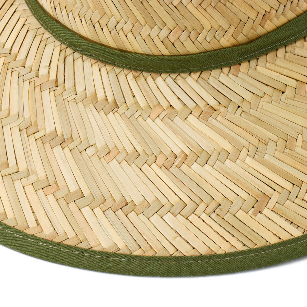 Empire Cove Straw Lifeguard Sun Hats with Cotton Underbrim Coastal Edition