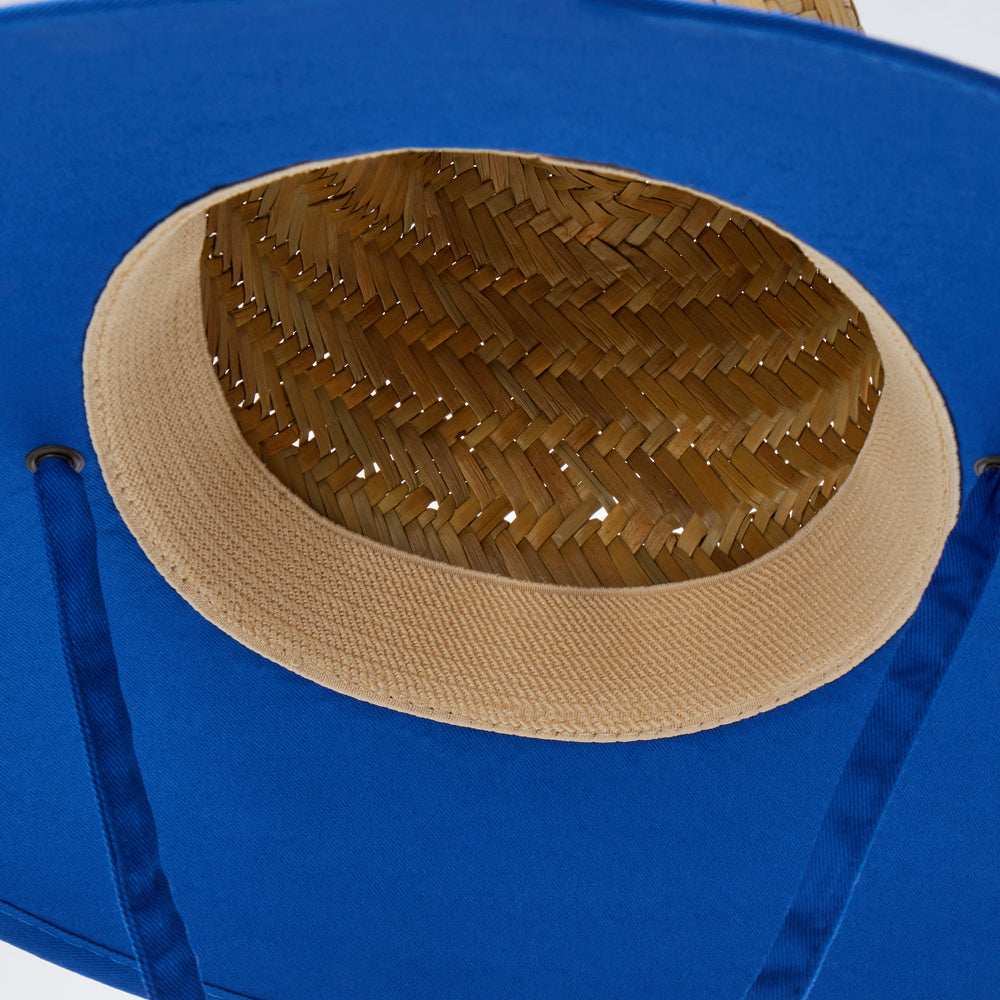 Empire Cove Straw Lifeguard Sun Hats with Cotton Underbrim Coastal Edition