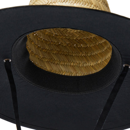 Empire Cove Straw Lifeguard Sun Hats with Cotton Underbrim Coastal Edition