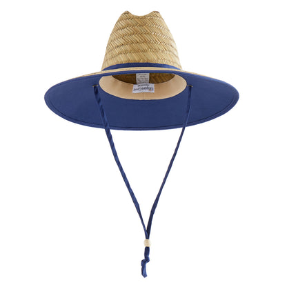 Empire Cove Straw Lifeguard Sun Hats with Cotton Underbrim Coastal Edition