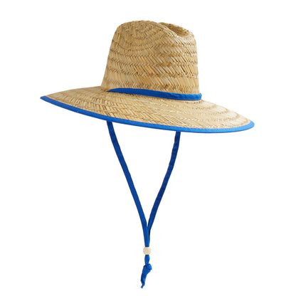 Empire Cove Straw Lifeguard Sun Hats with Cotton Underbrim Coastal Edition