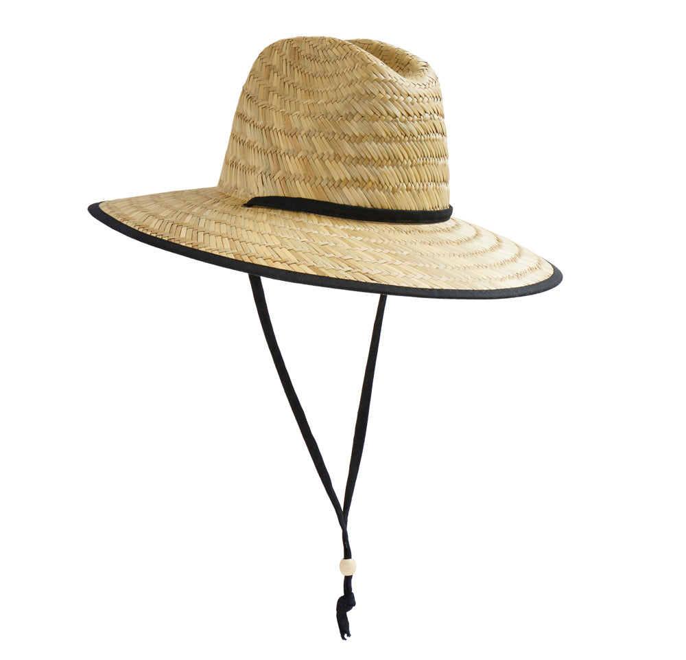 Empire Cove Straw Lifeguard Sun Hats with Cotton Underbrim Coastal Edition
