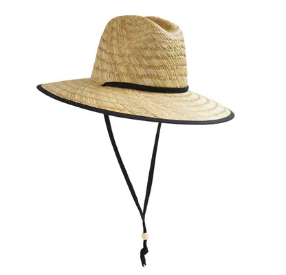 Empire Cove Straw Lifeguard Sun Hats with Cotton Underbrim Coastal Edition