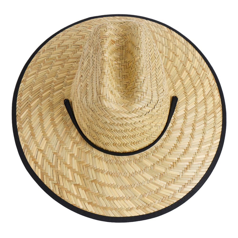 Empire Cove Straw Lifeguard Sun Hats with Cotton Underbrim Coastal Edition