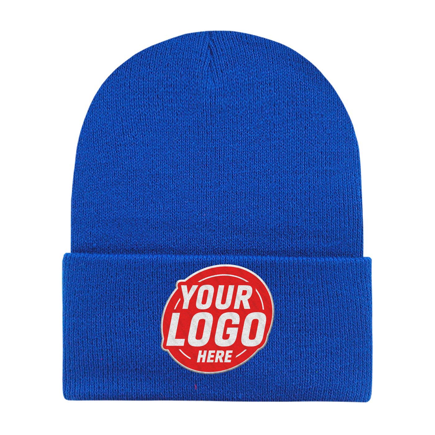 Custom Embroidered Decky 186 - Acrylic Long Beanie, Knit Cap - 186