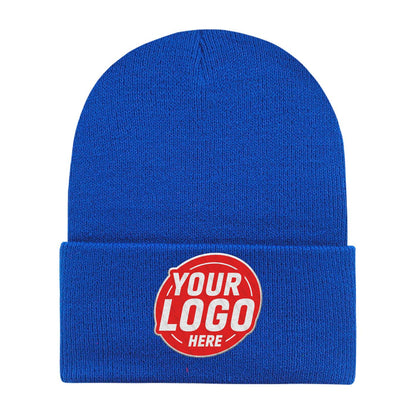 Custom Embroidered Decky 186 - Acrylic Long Beanie, Knit Cap - 186