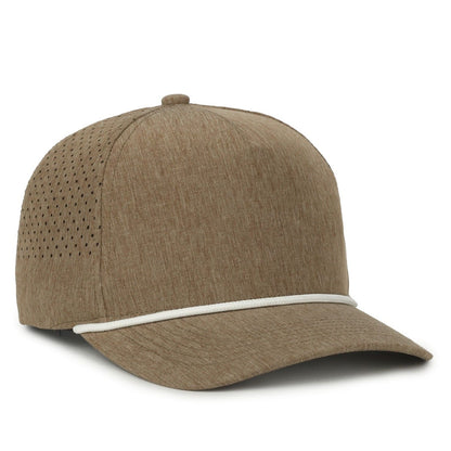 Outdoor Cap OC551PF Perforated Performance 5-Panel Hat with Cord