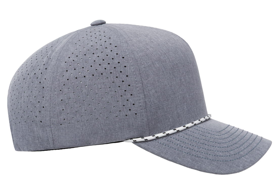 YP Classics 5389BD 5-Panel Snapback Cap with Perforations and Braided Rope