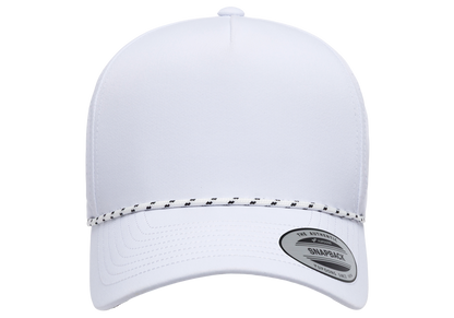 YP Classics 5389BD 5-Panel Snapback Cap with Perforations and Braided Rope